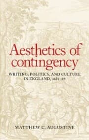 Cover von Aesthetics of contingency