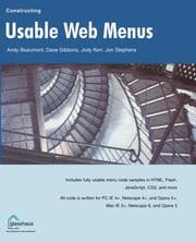 Cover von Constructing Usable Web Menus