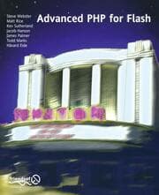 Cover von Advanced PHP for Macromedia Flash