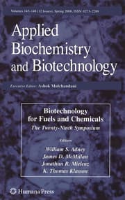 Cover von Biotechnology for Fuels and Chemicals