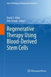 Cover von Regenerative Therapy Using Blood-Derived Stem Cells