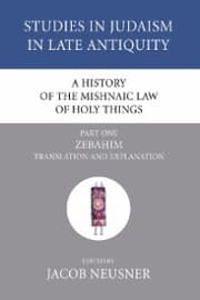 Cover von A History of the Mishnaic Law of Holy Things, Part 1