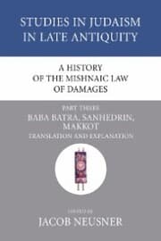 Cover von A History of the Mishnaic Law of Damages, Part 3