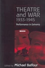 Cover von Theatre and War 1933-1945