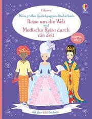 Cover von Mein großes Anziehpuppen-Stickerbuch: Reise um die Welt und Modische Reise durch die Zeit