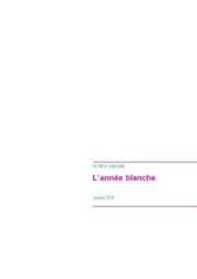 Cover von L'année blanche
