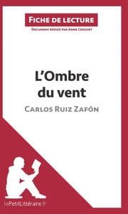 Cover von L'Ombre du vent de Carlos Ruiz Zafón (Fiche de lecture)