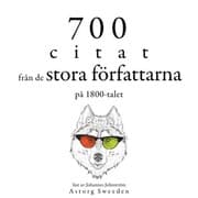 Cover von 700 citat från de stora författarna på 1800-talet