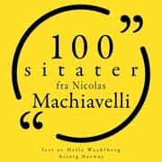 Cover von 100 sitater av Nicolas Machiavelli