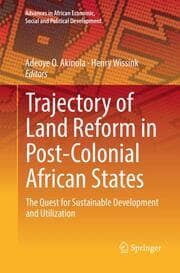 Cover von Trajectory of Land Reform in Post-Colonial African States