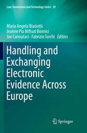 Cover von Handling and Exchanging Electronic Evidence Across Europe
