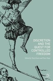 Cover von Discretion and the Quest for Controlled Freedom