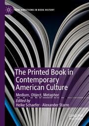 Cover von The Printed Book in Contemporary American Culture