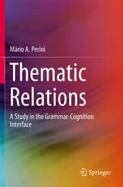 Cover von Thematic Relations