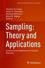 Cover von Sampling: Theory and Applications