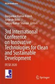 Cover von 3rd International Conference on Innovative Technologies for Clean and Sustainable Development