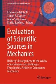 Cover von Evaluation of Scientific Sources in Mechanics