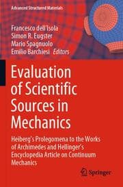 Cover von Evaluation of Scientific Sources in Mechanics