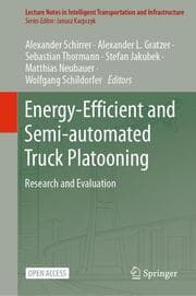 Cover von Energy-Efficient and Semi-automated Truck Platooning