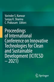 Cover von Proceedings of International Conference on Innovative Technologies for Clean and Sustainable Development (ICITCSD - 2021)
