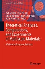 Cover von Theoretical Analyses, Computations, and Experiments of Multiscale Materials