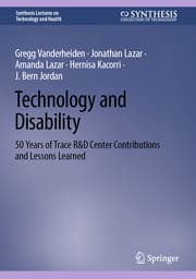 Cover von Technology and Disability