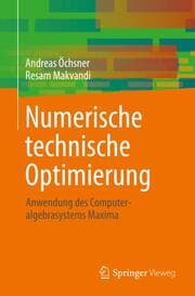 Cover von Numerische technische Optimierung