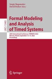 Cover von Formal Modeling and Analysis of Timed Systems