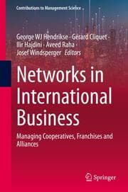 Cover von Networks in International Business