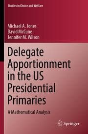 Cover von Delegate Apportionment in the US Presidential Primaries