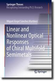 Cover von Linear and Nonlinear Optical Responses of Chiral Multifold Semimetals