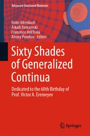 Cover von Sixty Shades of Generalized Continua