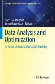 Cover von Data Analysis and Optimization