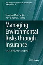 Cover von Managing Environmental Risks through Insurance