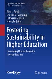 Cover von Fostering Sustainability in Higher Education