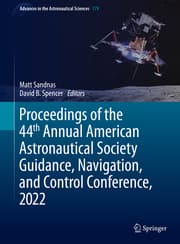 Cover von Proceedings of the 44th Annual American Astronautical Society Guidance, Navigation, and Control Conference, 2022