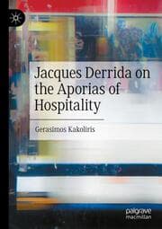 Cover von Jacques Derrida on the Aporias of Hospitality