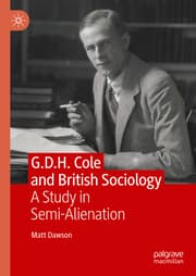 Cover von G.D.H. Cole and British Sociology