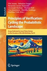 Cover von Principles of Verification: Cycling the Probabilistic Landscape