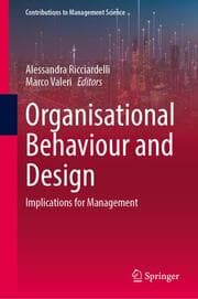 Cover von Organisational Behaviour and Design