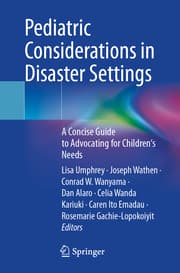 Cover von Pediatric Considerations in Disaster Settings