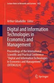 Cover von Digital and Information Technologies in Economics and Management