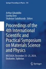 Cover von Proceedings of the 4th International Scientific and Practical Symposium on Materials Science and Physics