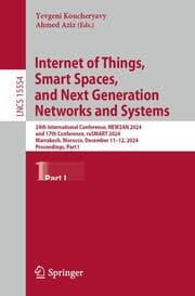 Cover von Internet of Things, Smart Spaces, and Next Generation Networks and Systems