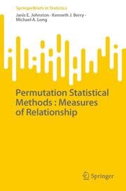Cover von Permutation Statistical Methods : Measures of Relationship