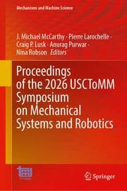 Cover von Proceedings of the 2026 USCToMM Symposium on Mechanical Systems and Robotics