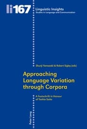 Cover von Approaching Language Variation through Corpora
