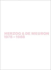 Cover von Herzog & de Meuron 1978-1988