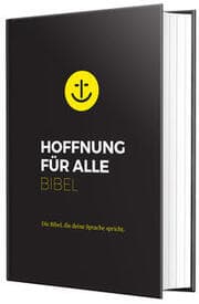 Cover von Hoffnung für alle. Die Bibel - 'Black Hope Edition' - Mittelformat