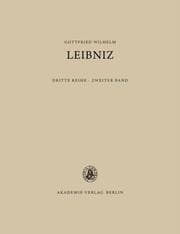 Cover von Gottfried Wilhelm Leibniz. Sämtliche Schriften und Briefe 1676-1679